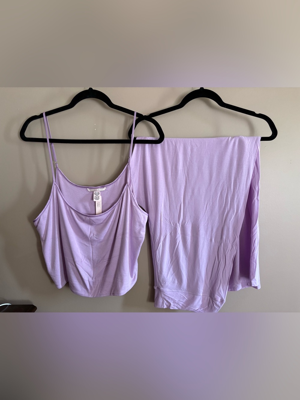Victoria's Secret Lavender Two-Piece Pajama Set